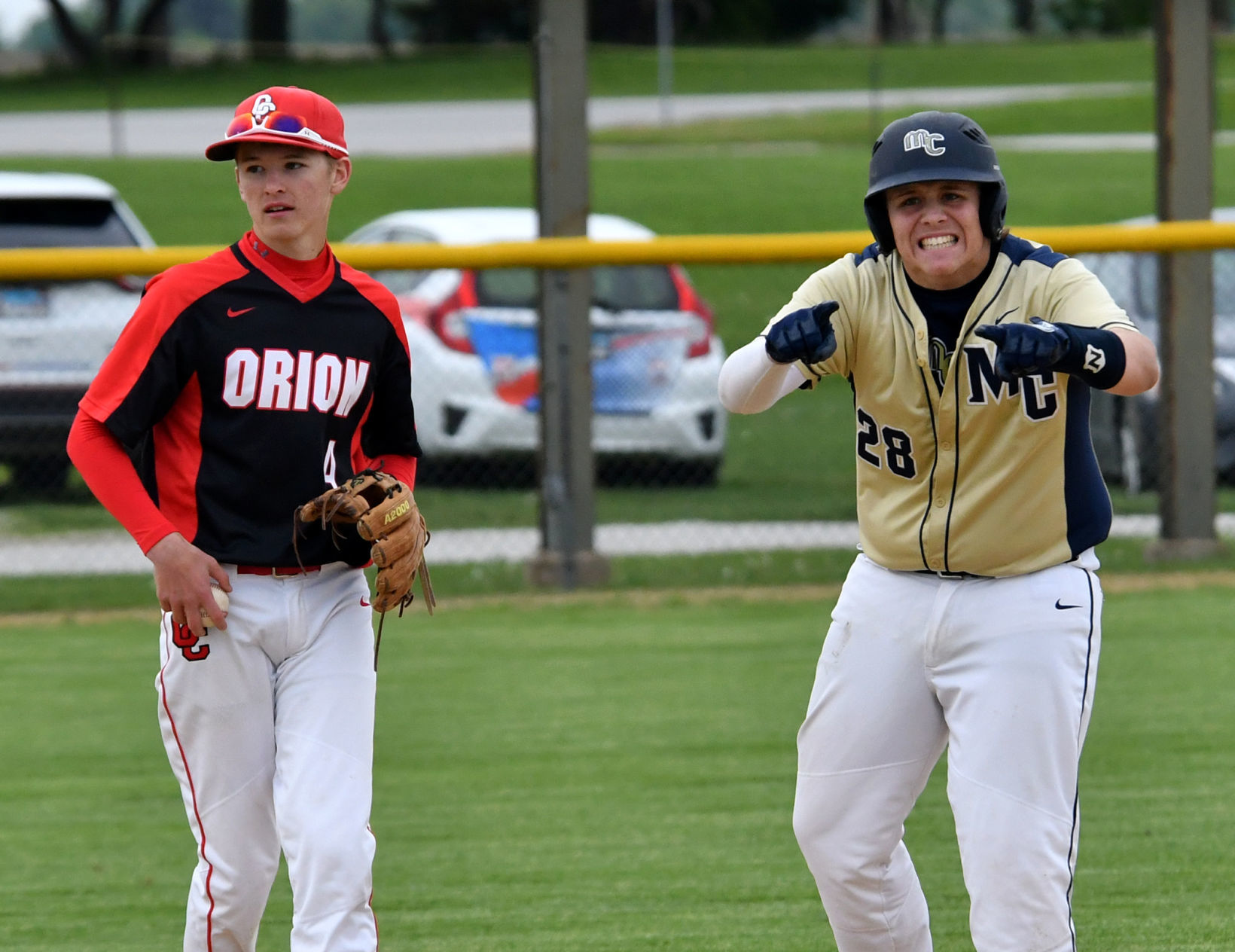Orion vs Mercer County in Class 2A Rockridge Regional baseball championship